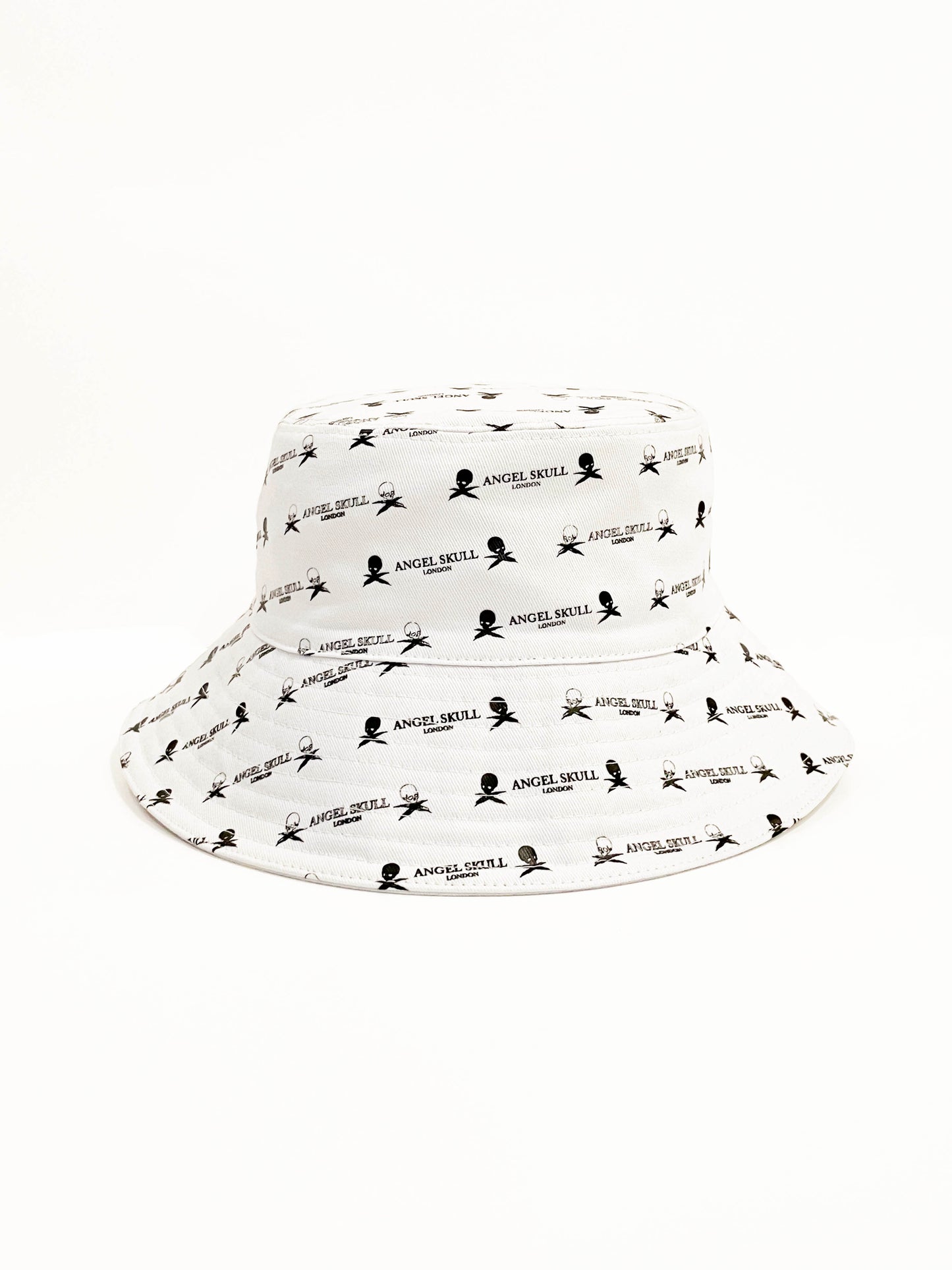 ANGEL SKULL Twill Bucket Hat SERIES Small Angel Skull print