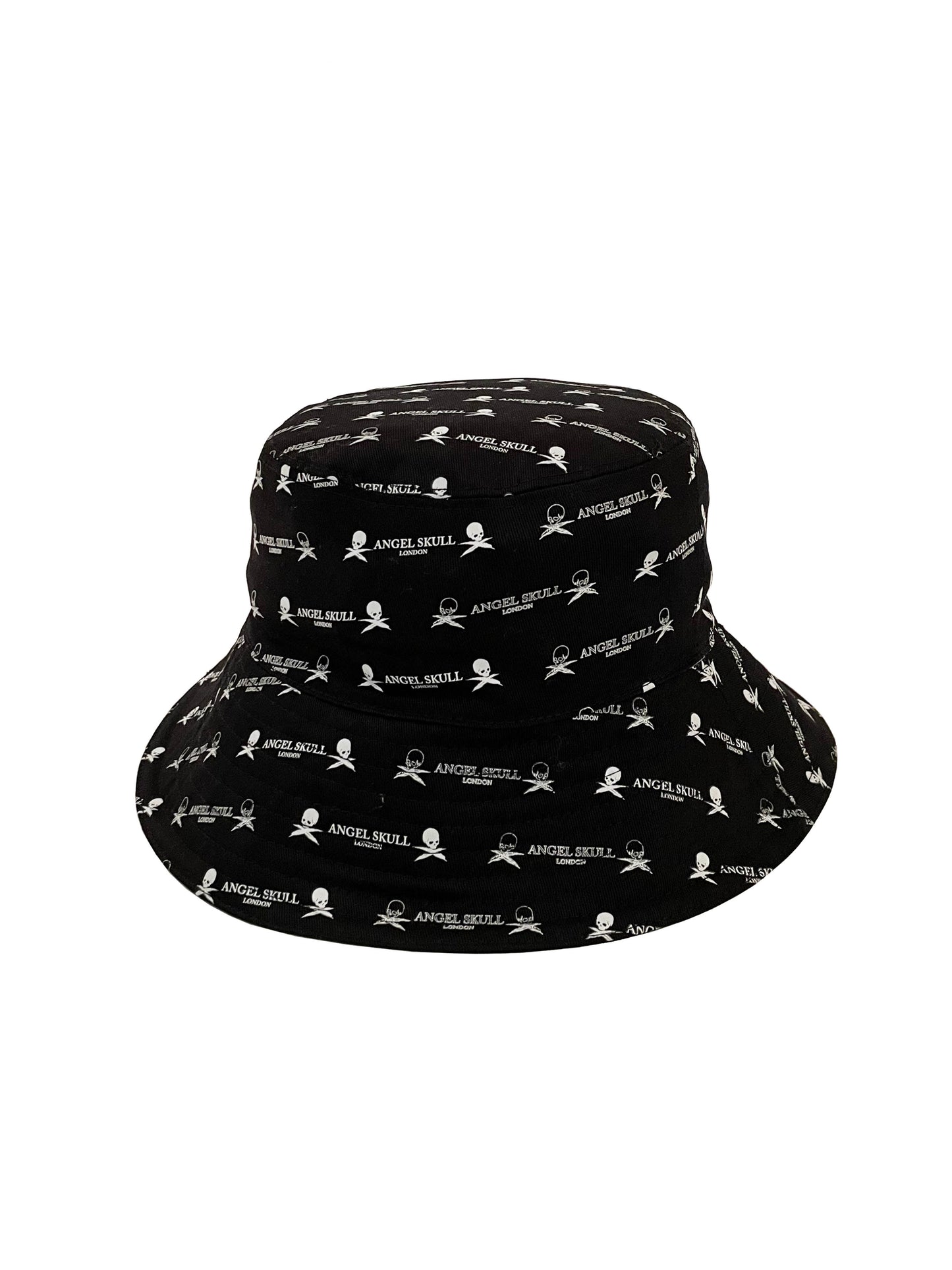 ANGEL SKULL Twill Bucket Hat SERIES Small Angel Skull print