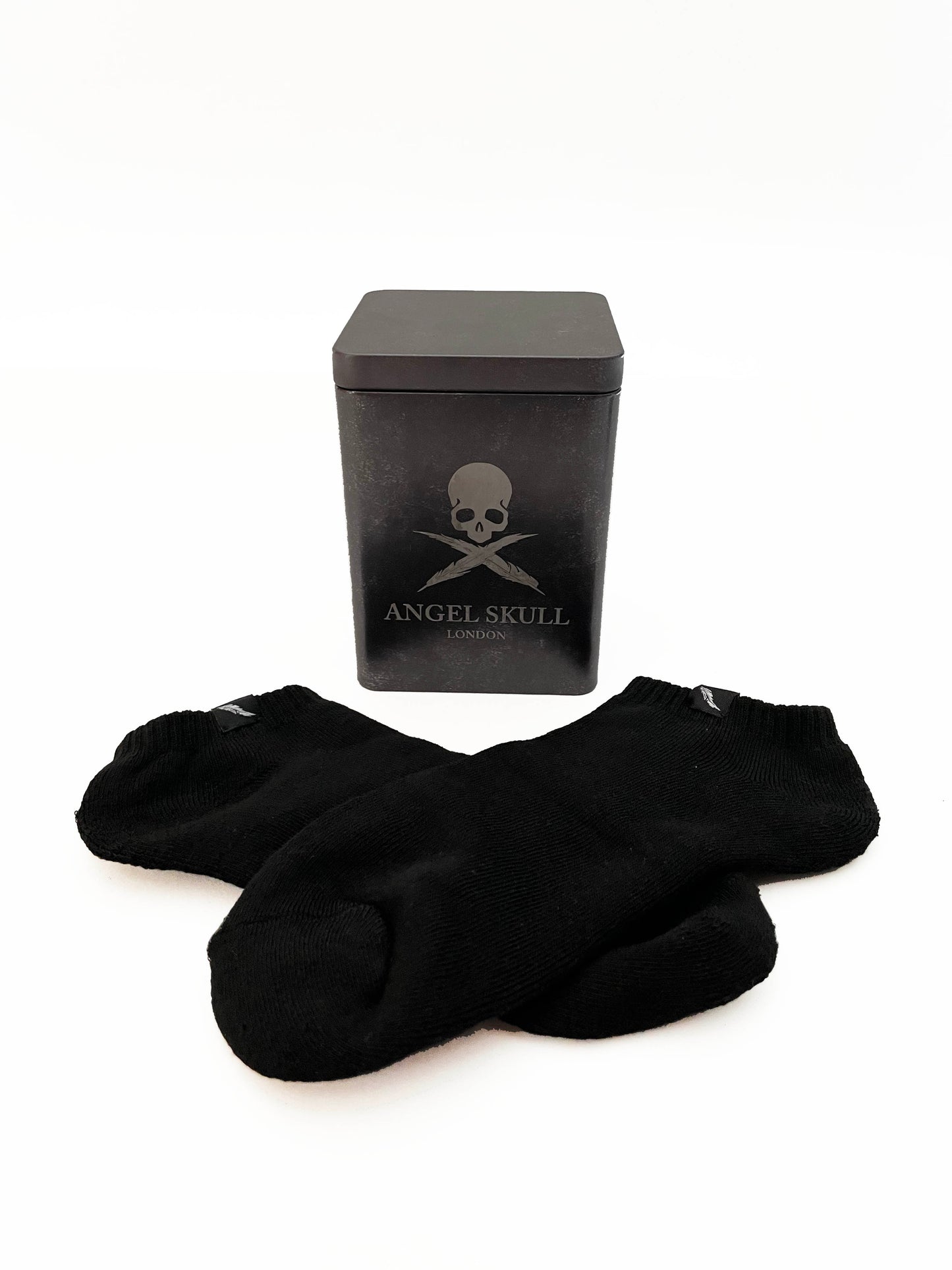 ANGEL SKULL Logo Socks