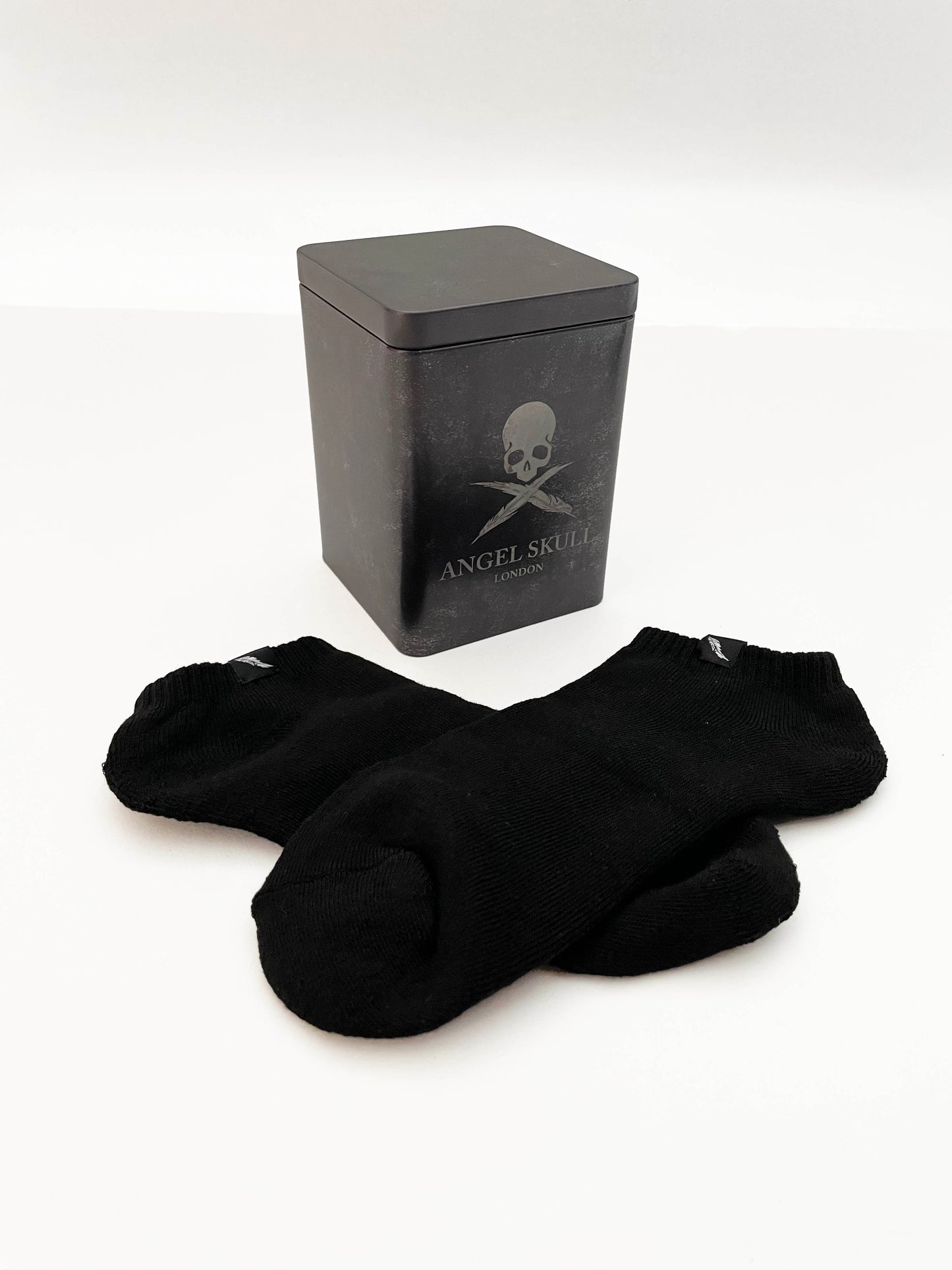 ANGEL SKULL Logo Socks