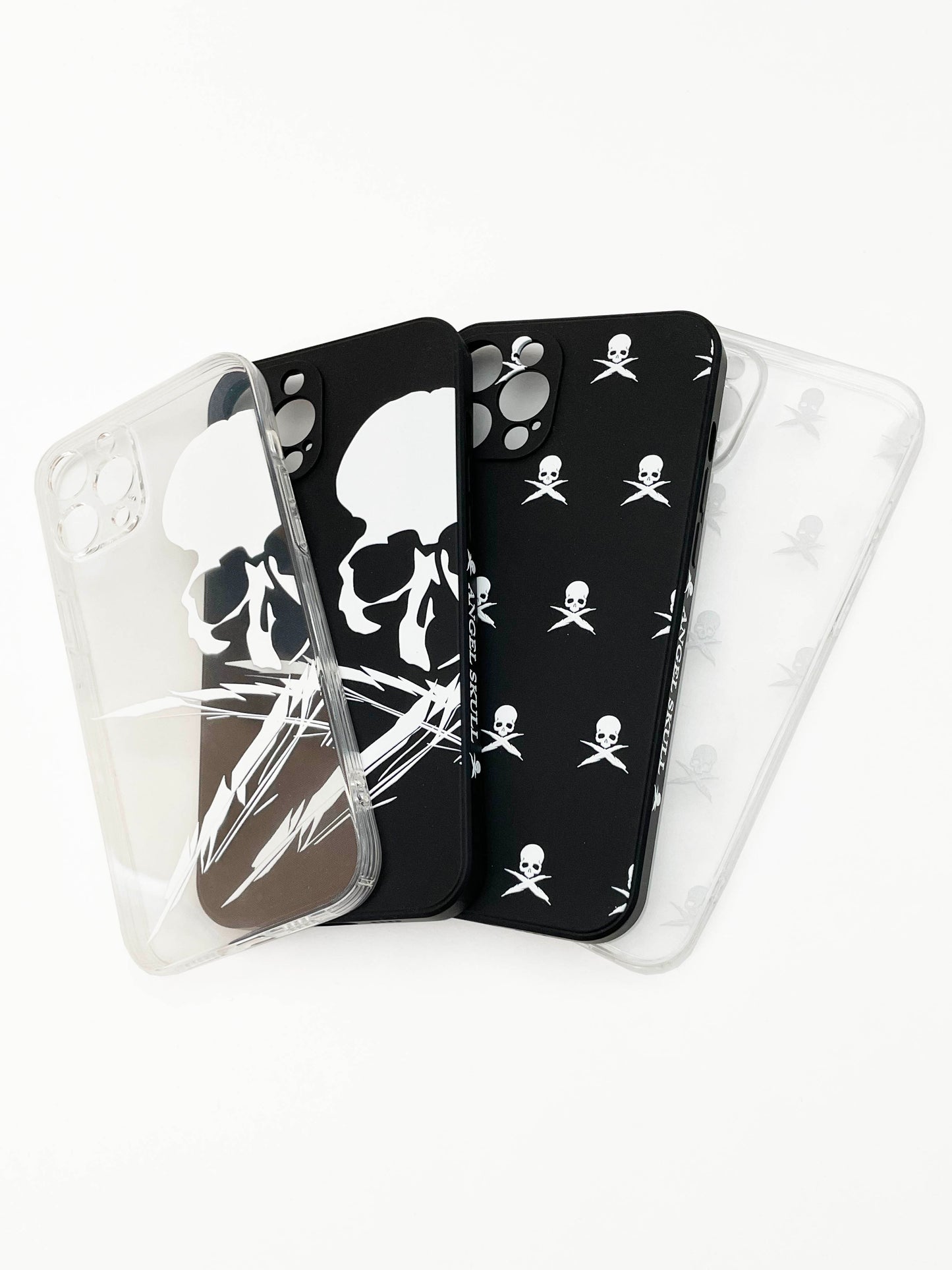 ANGEL SKULL Phone Case for Iphone 12/13 Pro Max with Logo