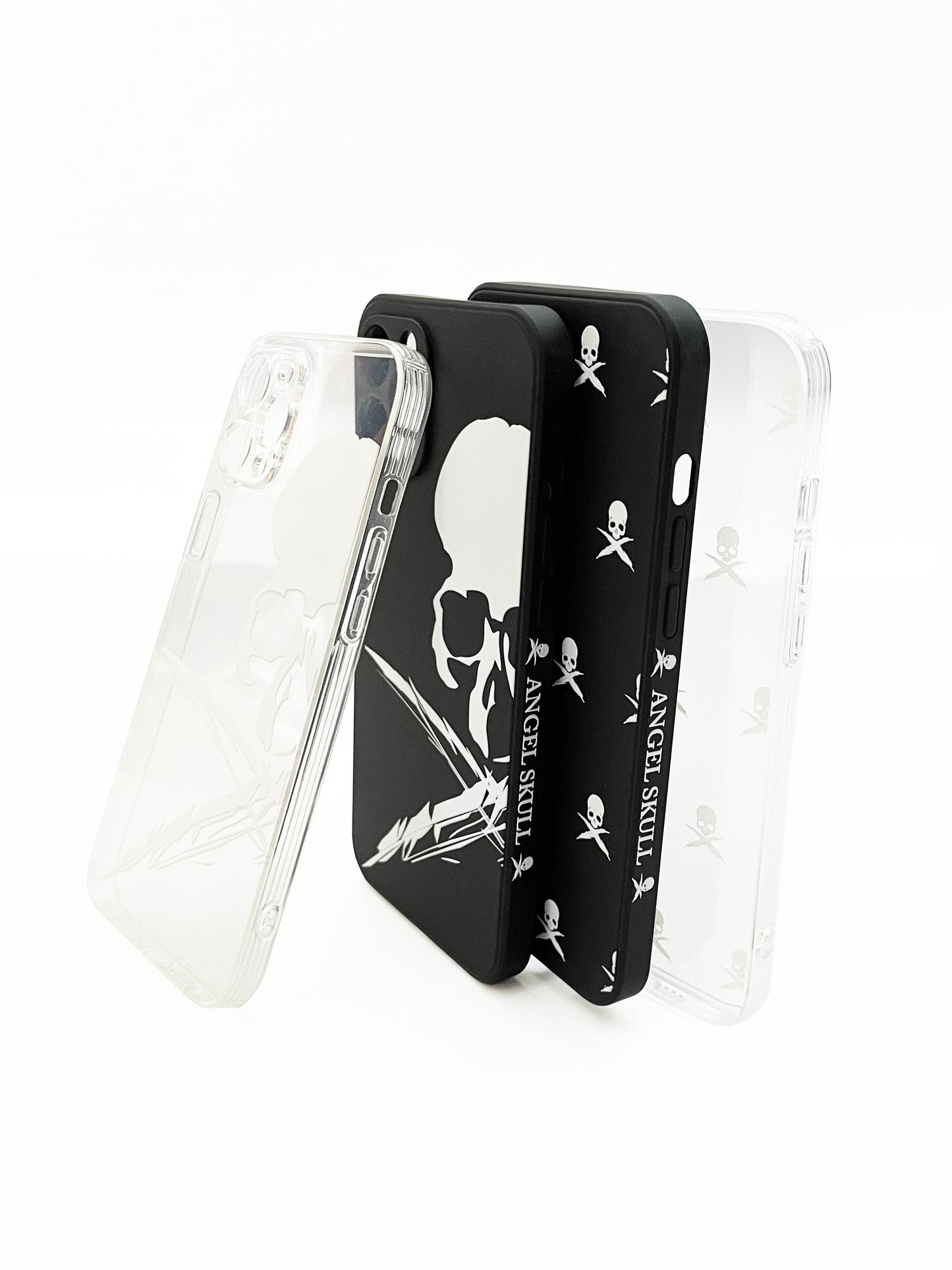 ANGEL SKULL Phone Case for Iphone 12/13 Pro Max with Logo