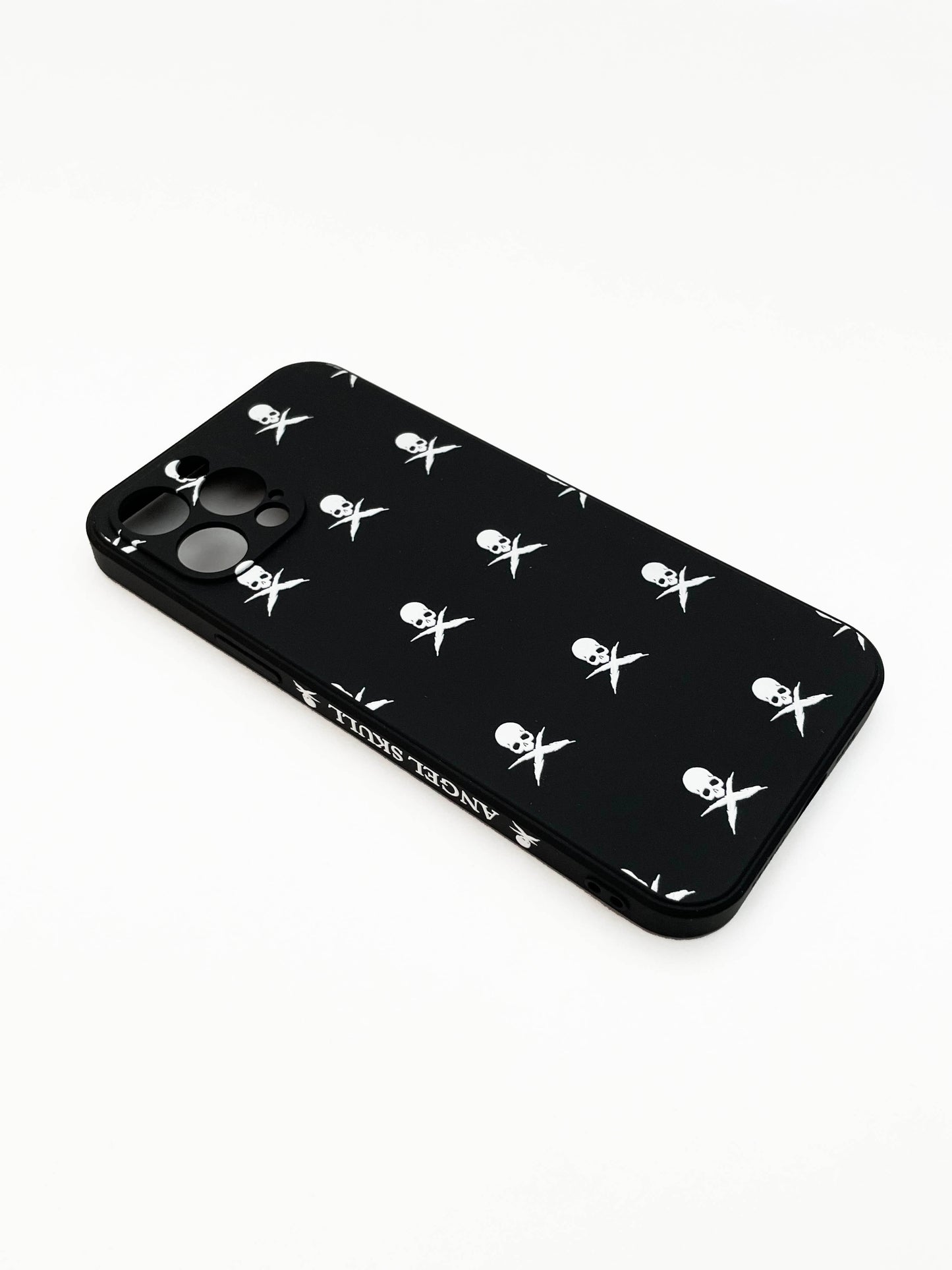 ANGEL SKULL Phone Case for Iphone 12/13 Pro Max with Small Logo