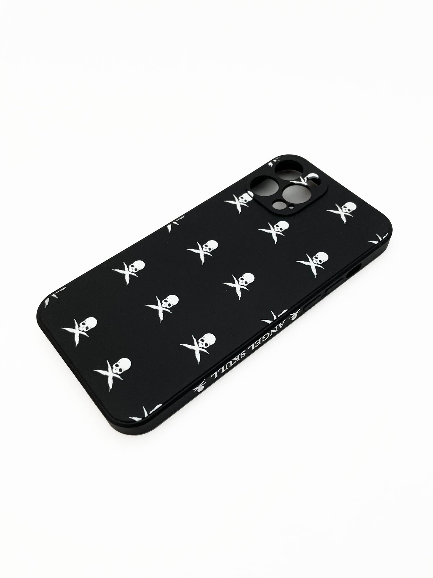 ANGEL SKULL Phone Case for Iphone 12/13 Pro Max with Small Logo