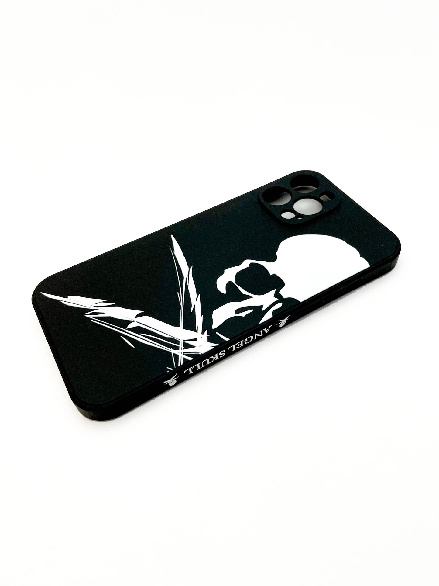 ANGEL SKULL Phone Case for Iphone 12/13 Pro Max with Logo